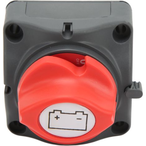 Interrupteur de déconnexion de batterie en métal étanche et robuste pour bateau, voiture, camping-car, quad, SSV 12-48 V (1/5)