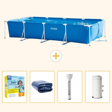 Intex Piscine Tubulaire Rectangulaire - 450x220x84 cm - 5-pièces S10 (1/5)