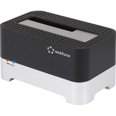 [NEUWERTIG] B-Ware Renkforce Festplatten-Dockingstation USB-A SATA 1 Port 2,5 Zoll 3,5 Zoll 6TB