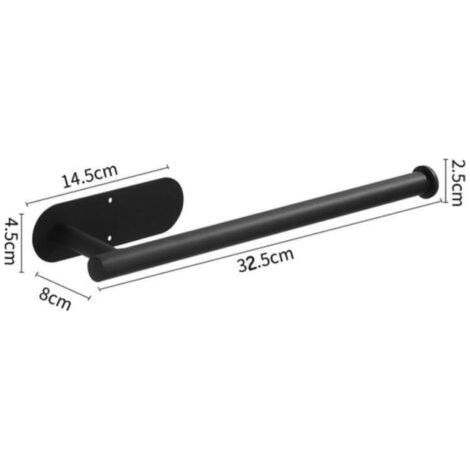 WC-Sitzhalter aus Edelstahl, eingelassener WC-Sitzhalter, Toilettenpapierhalter, selbstklebender Papierhandtuchhalter aus Edelstahl, Toilettenpapierrollenhalter, Papierhalter ohne Loch (1/4)