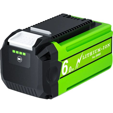 Batterie de remplacement pour Greenworks, capacité de 6000mAh, technologie Li-Ion 40V (1/2)