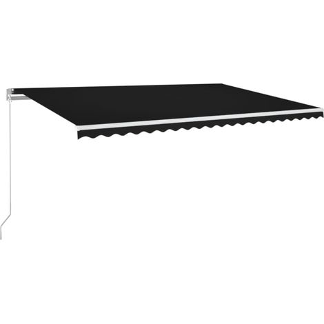 Maison Exclusive - Markise Manuell Einziehbar mit LED 500x350 cm