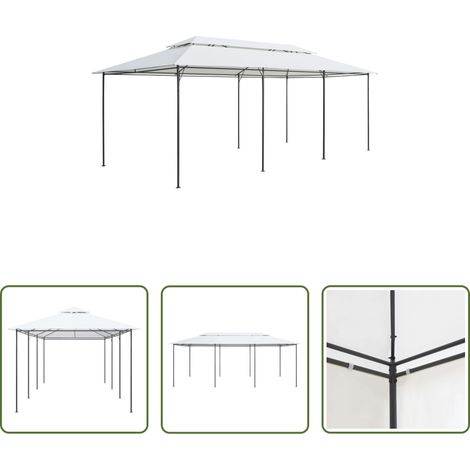 Freien Veranstaltungen -  Pavillon 600x298x270 cm Weiß 180g/m² (1/5)