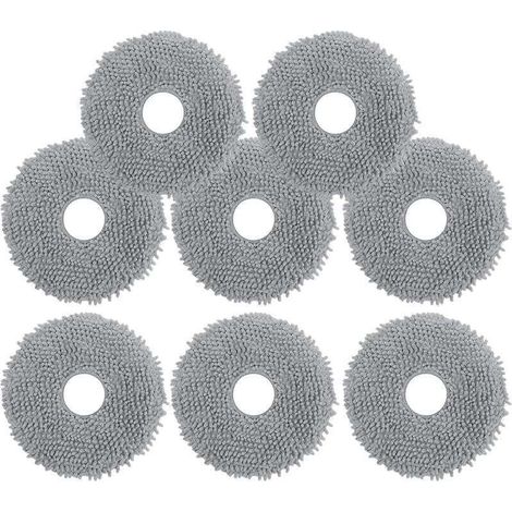 Vtizikl Lot de 8 Serpillères pour Roborock Q Revo/Qrevo Pro/Qrevo S/Qrevo MaxV/Qrevo Plus,Lingettes de Rechange en Microfibre Douces,Lava