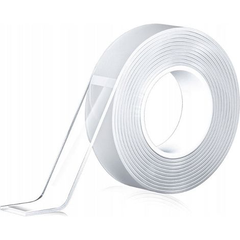 Nastro biadesivo nano resistente, impermeabile, 3x3 cm, 2 mm (1/3)