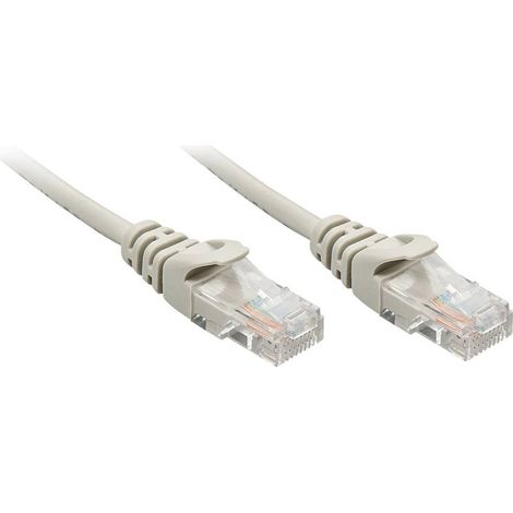 Câbles réseau et DAC LINDY 40m Cat.5e U/UTP Patch Cable Grey Colour Code EIA/TIA 568B (1/2)