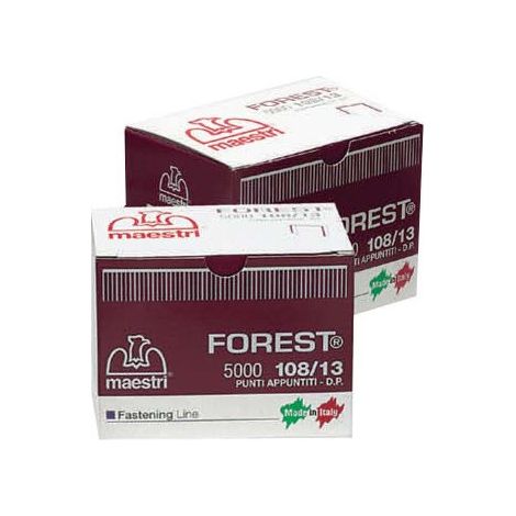 Clavos metálicos Forest para pistola de grapas 108/13, paquete de 5000 piezas