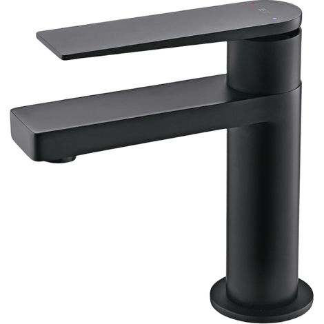 Essebagno Mitigeur lavabo bas Allure noir intégral mat (1/5)