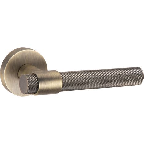 Manilla roseta Zamak bronce mate puertas interior Pepo-01