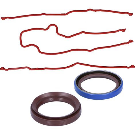 Joints de couvercle de distribution et joints d'étanchéité d'huile TCS459821, compatibles avec Ford F250, E250 et E350, moteurs 5.4L et 6.8L. (1/5)
