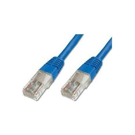 Cavo patch UTP Cat.6 50cm blu POWCP06UTP05B per rete LAN veloce e stabile