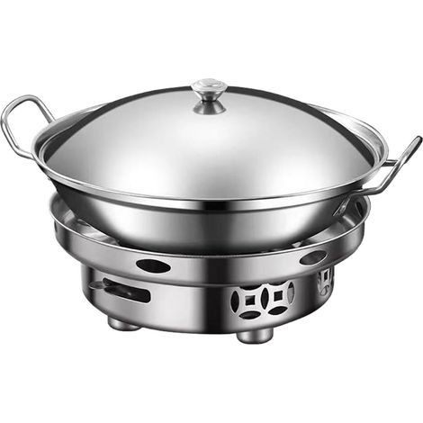 Réchaud de camping à dos, ensemble de cuisine réglable en acier inoxydable pour la randonnée, équipement de cuisine en plein air pour la famille, les amis, l'aventure, le jardin, le barbecue (1/5)
