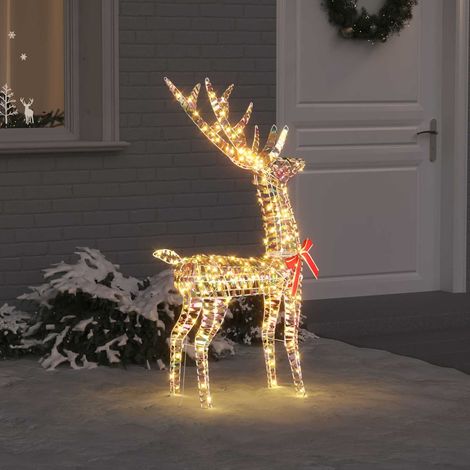 vidaXL Reno 3D 140 LED Blanco cálido 128 cm PET (1/5)