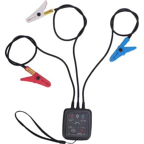 Testeur d'ordre de phases AC 70-1000V, isolement 5,4 kVrms, détecteur de rotation sans contact (1/5)