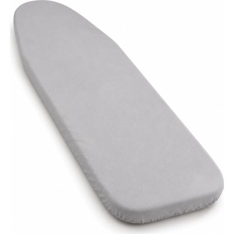 Housse de Planche à Repasser Extra Large 150x55 cm – Bords élastiqués, Rembourrage épais en Feutre, Surface à revêtement thermoréfléchissant, Housse de Rechange, Argent (1/5)