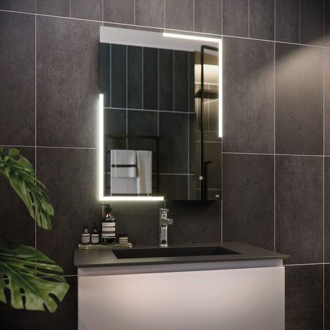 RAK Citrine 600mm x 800mm Illuminated LED Mirror with Demister and Touch Sensor - RAKCIT5001 (1/5)