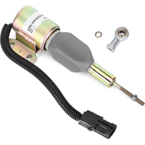 Électrovanne d'arrêt moteur 24 V 3932530 SA475624, compatible avec les moteurs Cummins 4BT et 6BT5 (1/5)