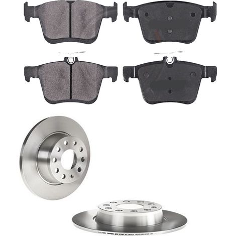 KIT FRENI POSTERIORI compatibile con VW CADDY V MVP / SPACE WAGON (SBB,SBJ) - DISCHI + PASTIGLIE OEM: P 85 189 / 18117 , 18319 /SOSTITUZIONE DIRETTA/BASSA POLVERE/SILENZIOSO (1/5)