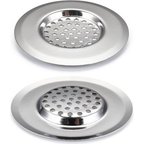 2pcs Passoire d’évier de Cuisine. crépine de vidange d’évier en Acier Inoxydable. Lave-Vaisselle (GR057) (1/4)