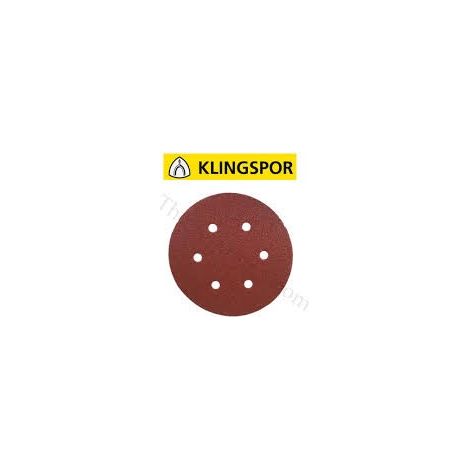 BOITE 50 DISQUES KLINGSPOR PS22K VELCRO D125 GRAIN : 120 GLS 5 120