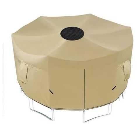 Trampolinzelt – Wasserdichtes, UV-beständiges Sonnenschutzdach aus Oxford-Polyester für runde, faltbare Garten- und Outdoor-Spielplätze (1/5)