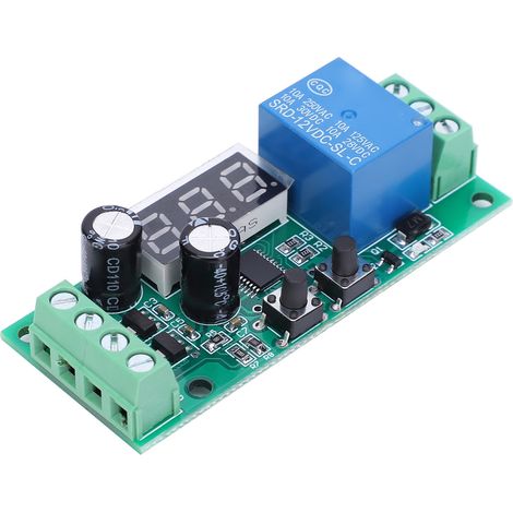 Gleichspannungserkennungsmodul mit Digitalanzeige, hochpräzises Relais, elektronisches Bauteil, 12 V DC (1/5)