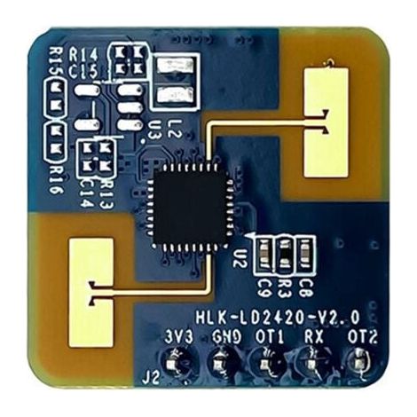 Modulo di rilevamento del movimento radar di presenza umana LD2420 24G mmWave (1/4)