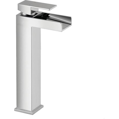 Contemporary Bathroom Mono Basin Tap – Square Lever, 145 x 85mm, Chrome
