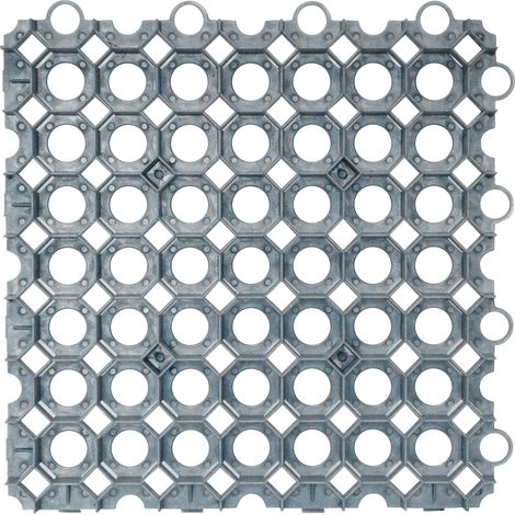 Jardibric – Dalle à gazon 50 x 50 cm – PEHD 100% recyclé – 4 dalles par m² – Résistance 150 tonnes/m² – Drainage efficace et entretien réduit (1/5)