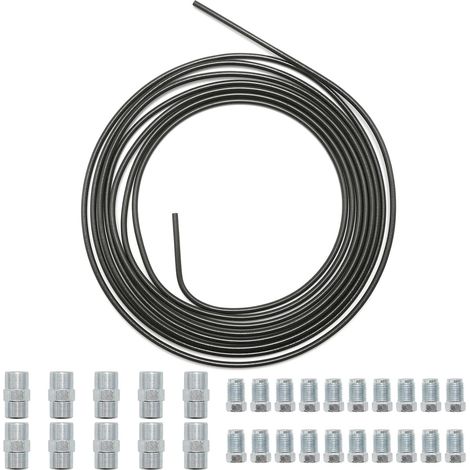 Câble de frein de 5 m de diamètre 4,75 mm, 20 vis et 10 connecteurs, kit de câbles de frein 3/16" pour machine à évaser (1/5)