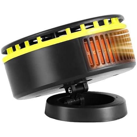 Riscaldatori per veicoli da 12 volt, sbrinatore per parabrezza, riscaldatore per cruscotto auto da 150 W, sbrinatore rotante a 360°