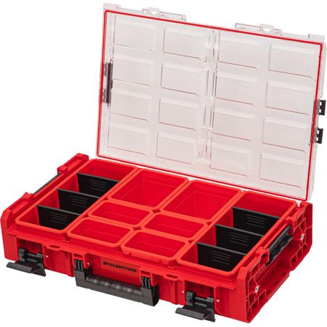Toolbrothers RHINO XXL Organizer ULTRA altura XL cajas 13,5 l IP66 con cajas extraíbles + separadores