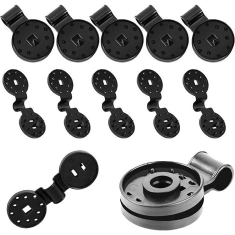 80 clips de fixation en plastique pour voile d'ombrage, accessoires pour fixation de voile d'ombrage, filet anti-oiseaux, filet d'ombrage, accessoires pour fixation de voile d'ombrage (1/4)