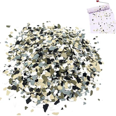 Flocons décoratifs pour Peinture béton et Sol en résine époxy 500 g, Multicolores, granulométrie 1-3 mm, pour Murs et sols, Usage intérieur et extérieur, pour Bricolage et Professionnels (1/5)
