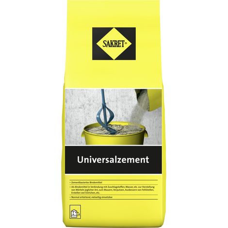 SAKRET Universalzement 5 kg Beutel grau Estrich & Mörtelprodukte