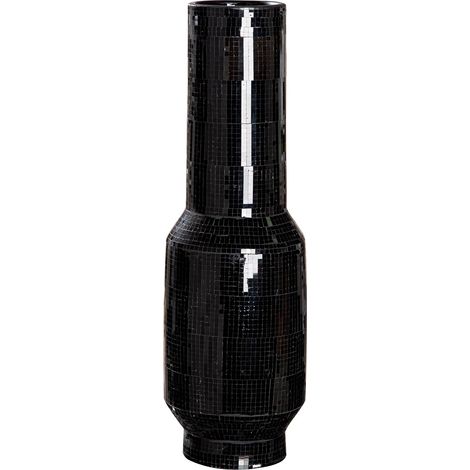 Vase de Sol, en céramique, Noir, Hauteur 51 cm x Ø 16 cm (1/2)