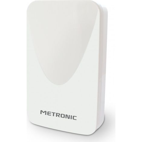 Antenne terrestre amplifiée 43 dB – Réduction des perturbations 4G – Compatible 4K – Finition blanche laquée – Metronic