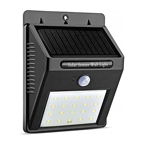 20-LED-Solarlampe mit Dämmerungs- und Bewegungsmelder