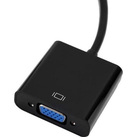Câble adaptateur DP vers VGA - ESTINK - 25cm - 1080P - Conversion de signal - Blanc (1/4)