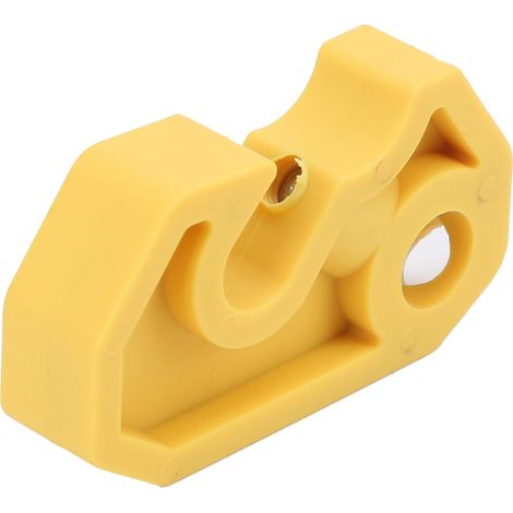 Outil de verrouillage miniature pour interrupteur pneumatique unipolaire à boîtier plastique jaune (1/5)