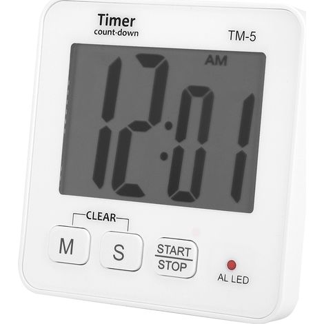 Tragbarer digitaler Küchentimer mit Wecker und Countdown-Funktion (1/5)