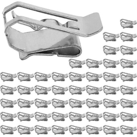 50 clips de fixation pour câbles de châssis de remorque en acier inoxydable, installation sans outil, gestion des câbles, remplacement pour remorques automobiles (1/5)