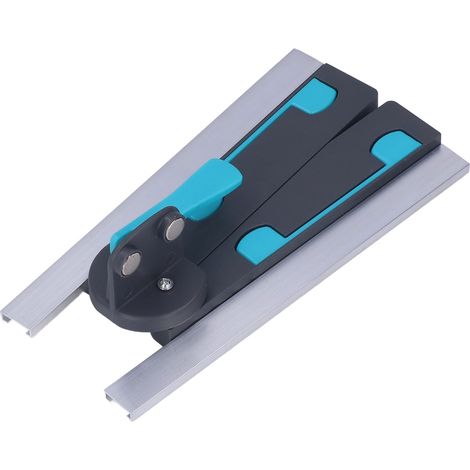Équerre à onglet 2 en 1 jauge d'angle biseau mesure précise règle pour bricolage menuiserie (1/5)