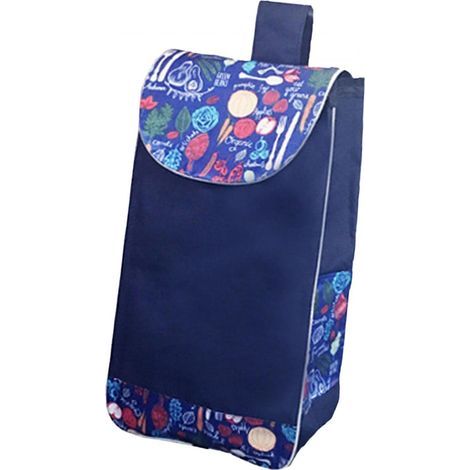 Sac de Rechange pour Caddie Sac Quotidien Essentiel Tissu Oxford Imperméable pour la Maison ou Le Bureau Bonne Performance Sac à roulettes de Grande, Style C épaissi (1/5)