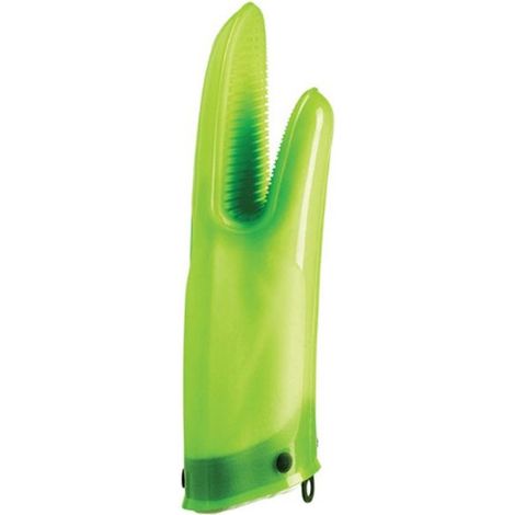 MASTRAD - Gant silicone et textile - vert (1/2)