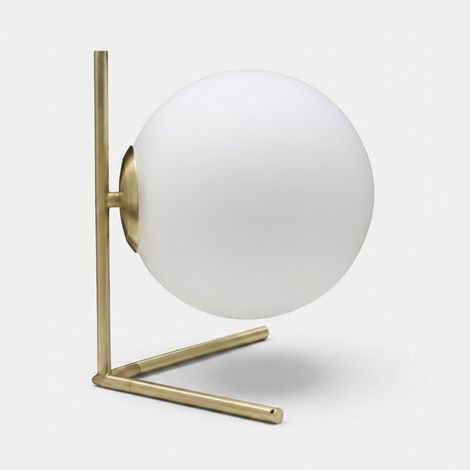 Eurofirany Glamy Tischlampe Gold Elegant 25cm (1/5)