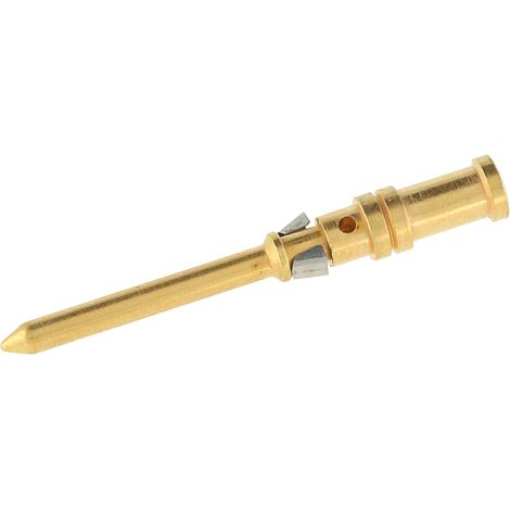 HARTING D-Crimpkontakt Kontaktstift (M) 0,14mm² - 0,37mm² AWG26 - AWG22 gold, 1 Stück Werkstoff Eisen - 1 Stück (1/2)