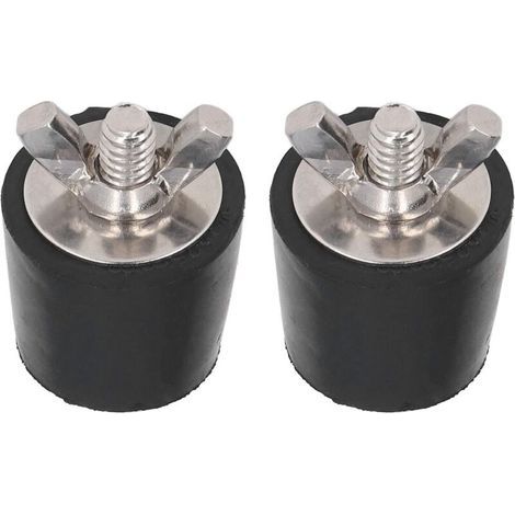 Bouchons en Caoutchouc pour piscines, 2 pièces Bouchons en Caoutchouc pour Piscine hivernage Bouchon Conique Accessoires de Piscine 25mm