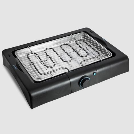 Barbecue de Table - STRAßE TECH - ProGrill 2400 W - Hauteur Réglable - 38 x 52 cm - Électrique