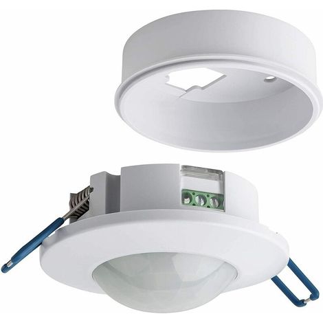 royaluxe - Détecteur de Mouvement Intérieur, Montage Encastré et en Saillie au Plafond, programmable, Capteur Infrarouge, 8m / 360°, LED adapté, Max. (1/5)